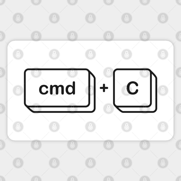 Copy Shortcut Keys Icon Magnet by THP Creative